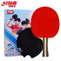 DHS 3 Stars Beginner Table Tennis Bat with PF4 Rubbers - Table Tennis Hub