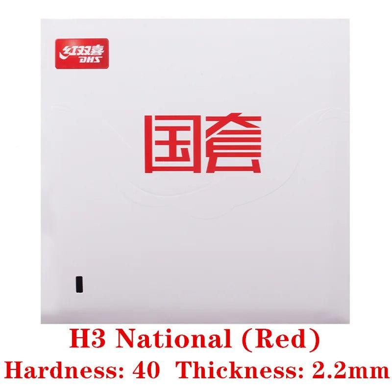 DHS Hurricane 3 National Orange Sponge - Table Tennis Hub