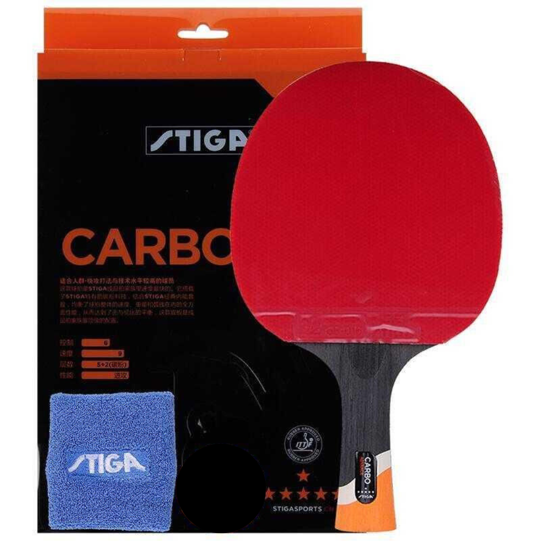 Stiga Professional 6 Star Carbon Offensive Table Tennis Bat