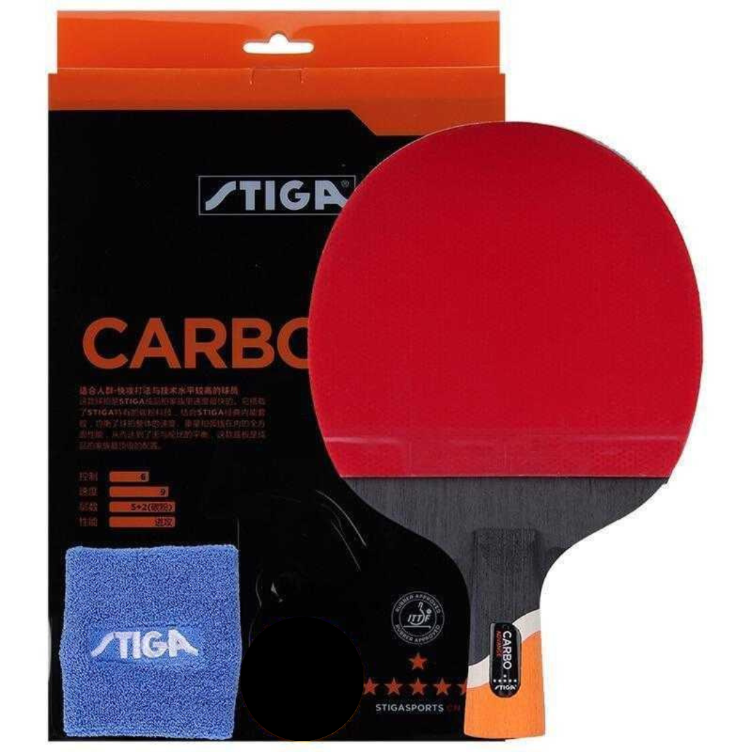 Stiga Professional 6 Star Carbon Offensive Table Tennis Bat