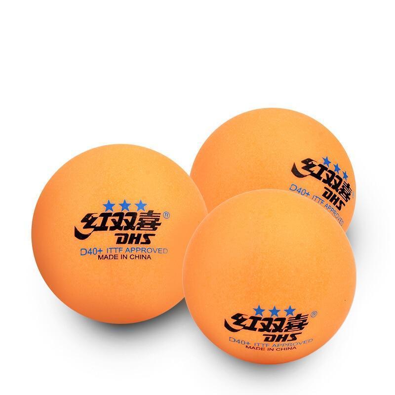 DHS 3-Star D40+ Orange Table Tennis Balls - Table Tennis Hub