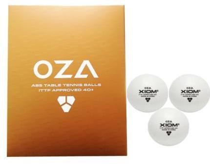 XIOM Latest OZA 3-Star Table Tennis Balls (Pack of 12) - Table Tennis Hub