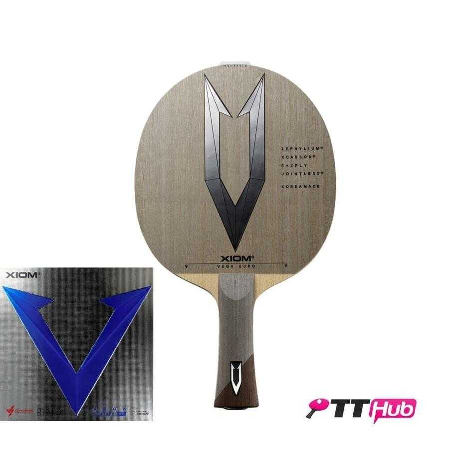 Xiom Vega Euro Blade with Euro DF Rubbers - Table Tennis Hub