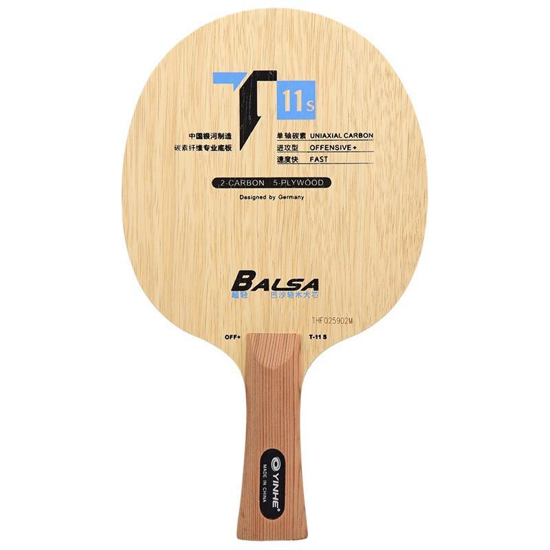 Yinhe T-11 + Carbon 7 ply Table Tennis Blade - Table Tennis Hub Yinhe