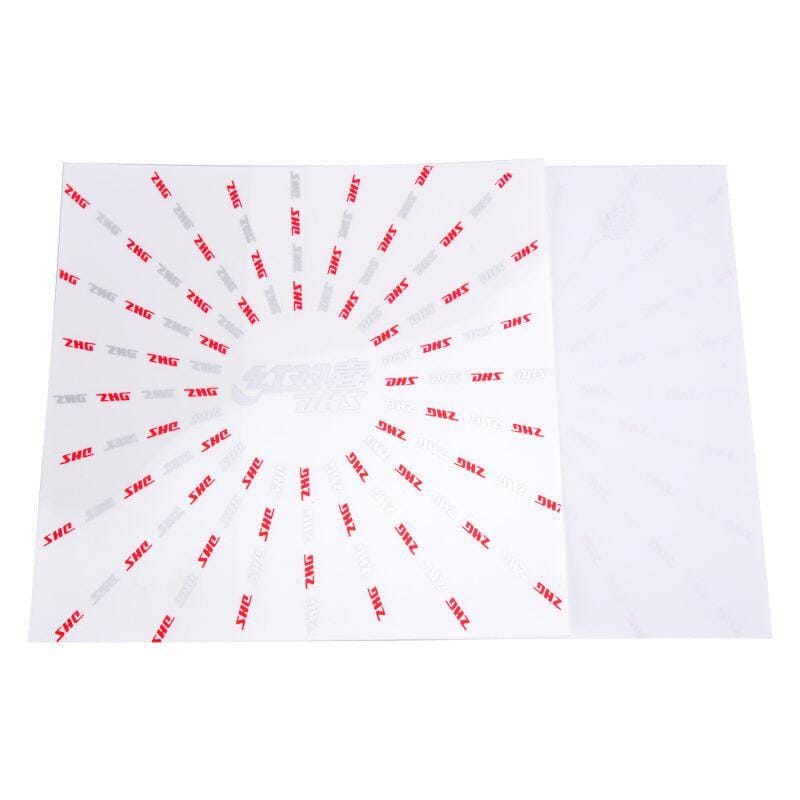 10x Self-sticky DHS Protective Film Sheets - Table Tennis Hub