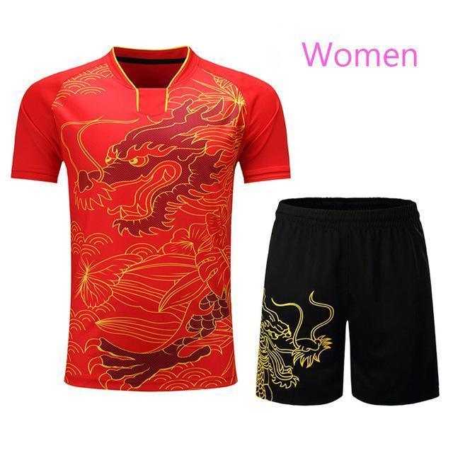 Chinese Table Tennis Shirt & Shorts Men/Women - Table Tennis Hub Table Tennis Hub