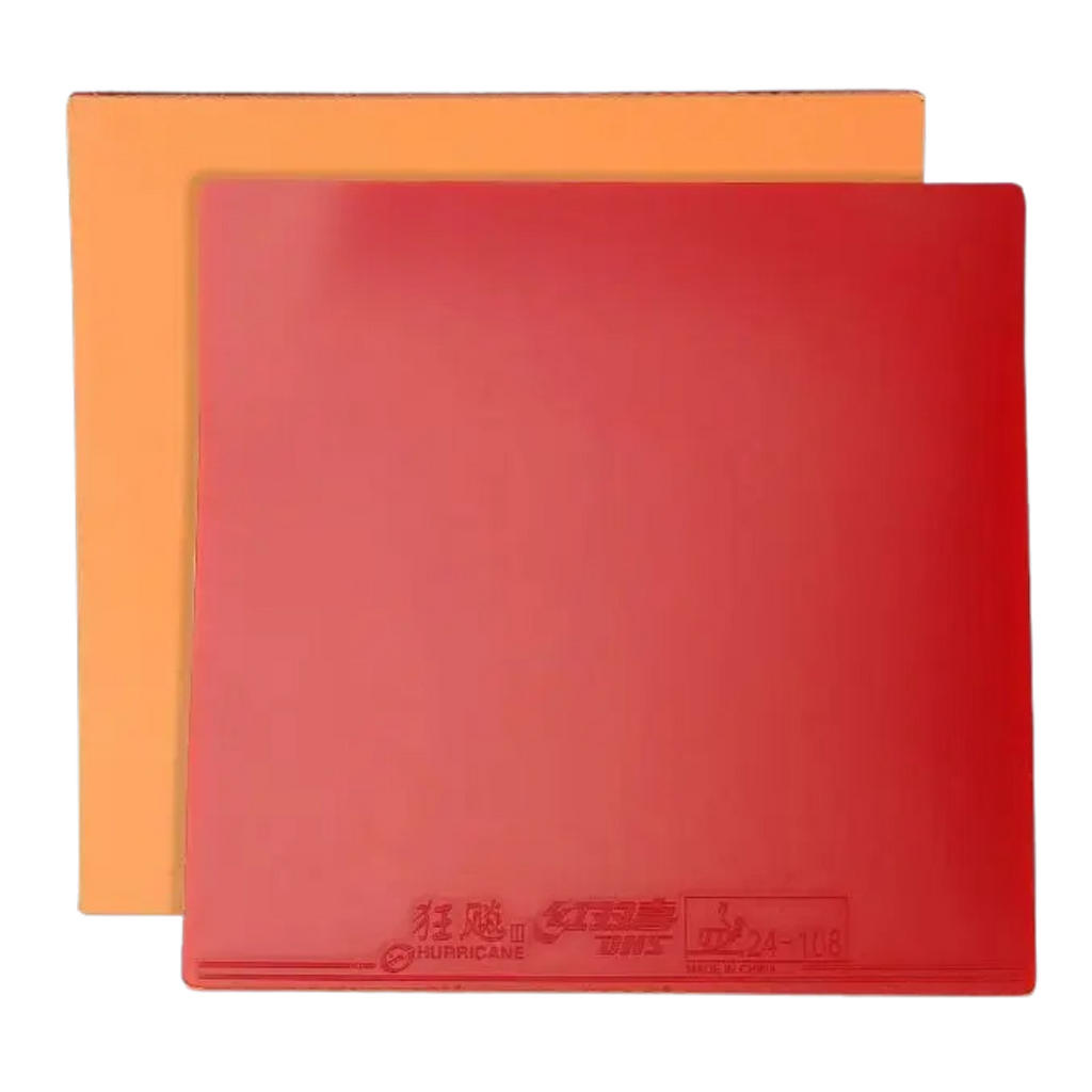 DHS Hurricane 3 National Orange Sponge - Table Tennis Hub