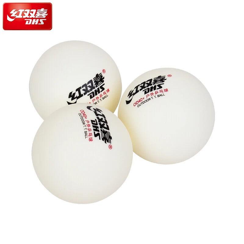 DHS Outdoor Plastic 40+ Table Tennis Balls