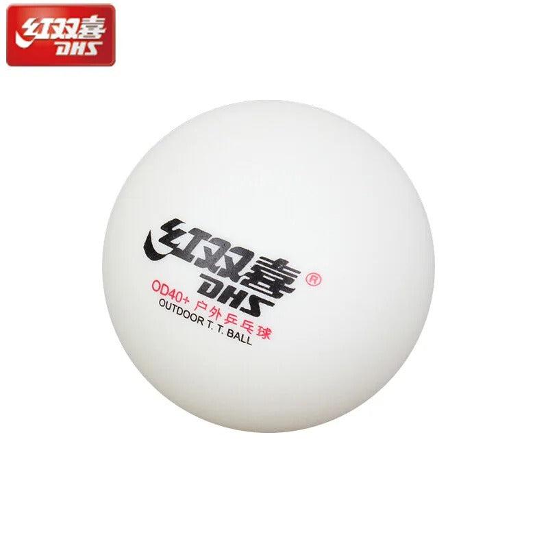 DHS Outdoor Plastic 40+ Table Tennis Balls