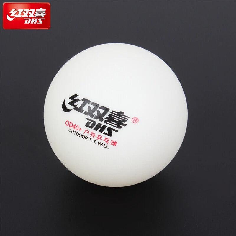 DHS Outdoor Plastic 40+ Table Tennis Balls