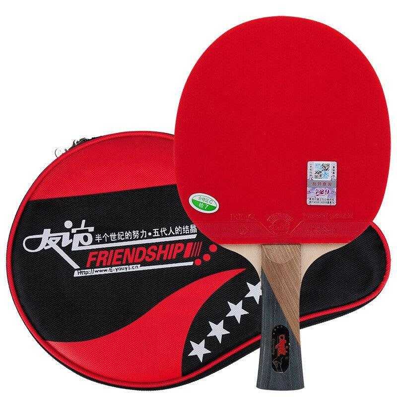 Friendship 729 Golden 4-Star Intermediate Bat with Case - Table Tennis Hub