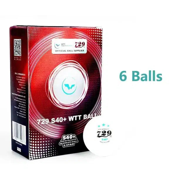 Friendship 729 WTT DJ40+ 3-Star Seamless Table Tennis Balls - Table Tennis Hub RITC Friendship 729