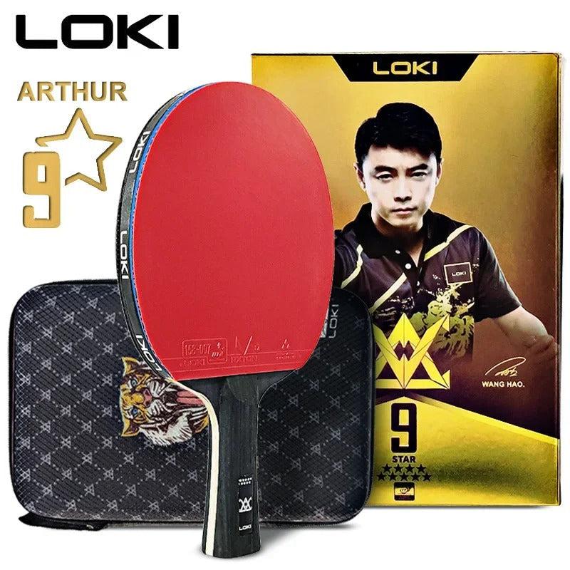 Loki Arthur 9 Star professional table tennis bat endorsed by Wang Hao