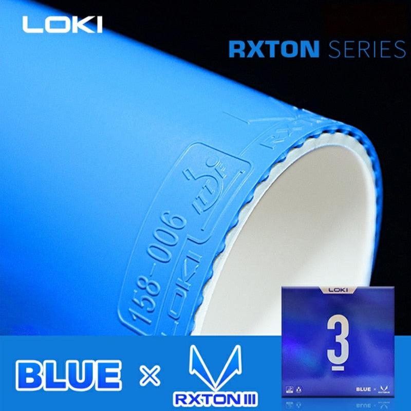 LOKI RXTON 3 Blue or Pink Table Tennis Rubber - Table Tennis Hub Loki