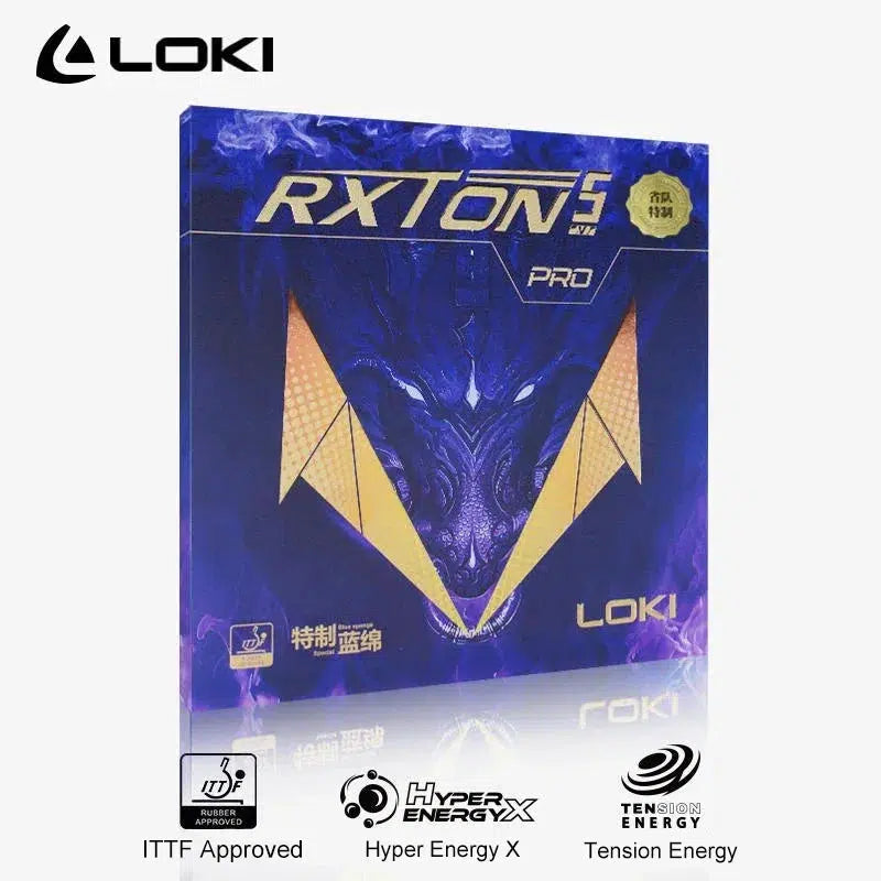 Loki Rxton V LOKI RXTON 5 PRO Table Tennis Rubber Blue Sponge – Table Tennis Hub