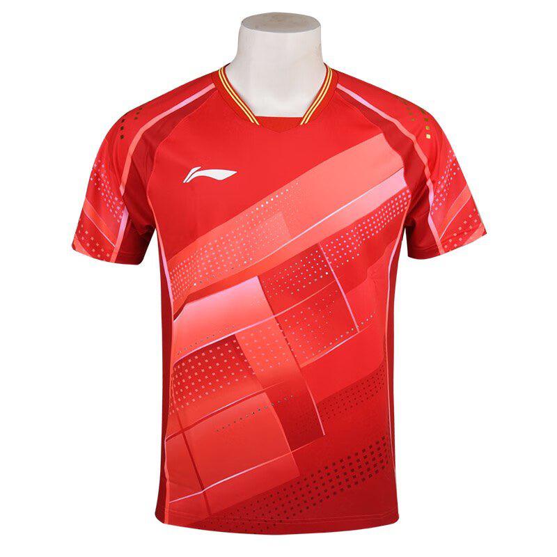 Li Ning 2024 Red Chinese National Team Shirt - Table Tennis Hub Li Ning