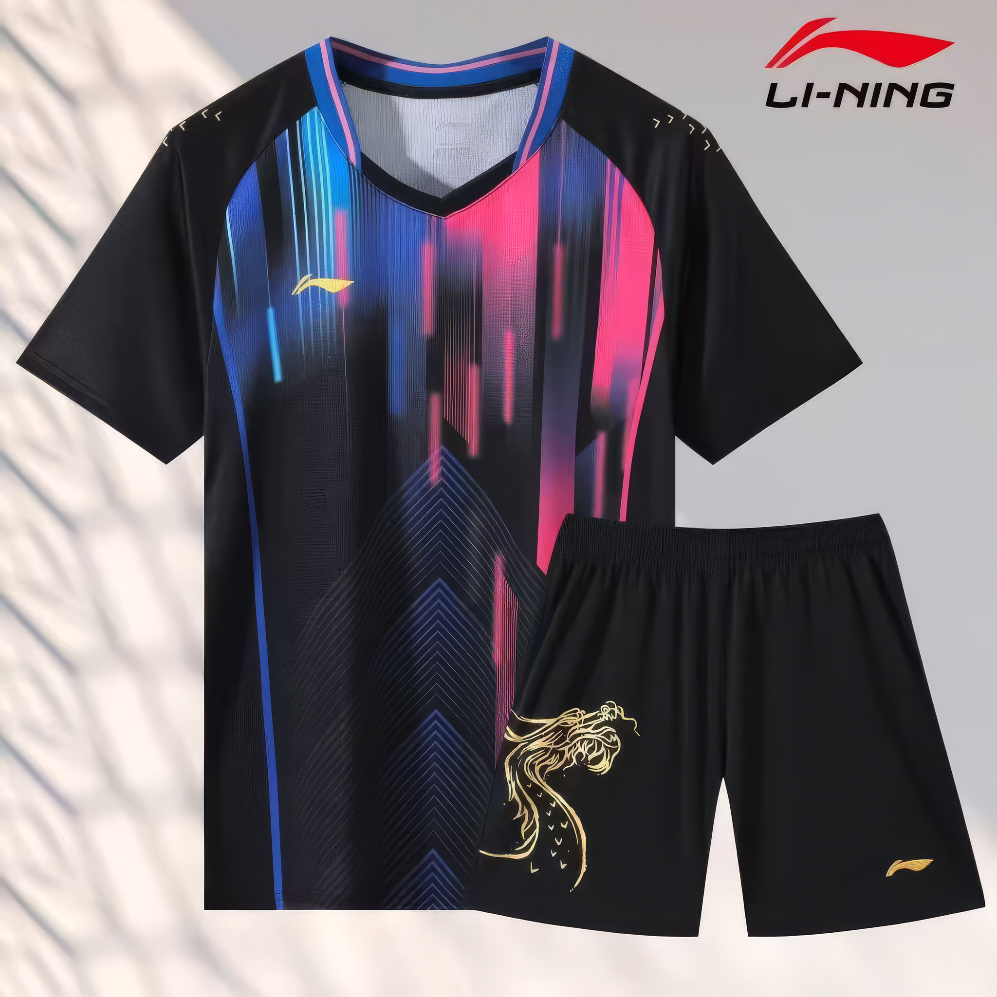 Li Ning CNT Black Performance Shirt or Set | Table Tennis Hub