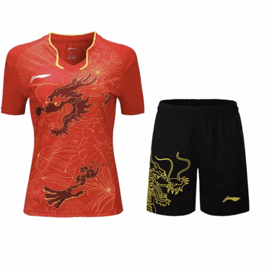 Li Ning Womens Olympic Shirt + Shorts - Table Tennis Hub Li Ning