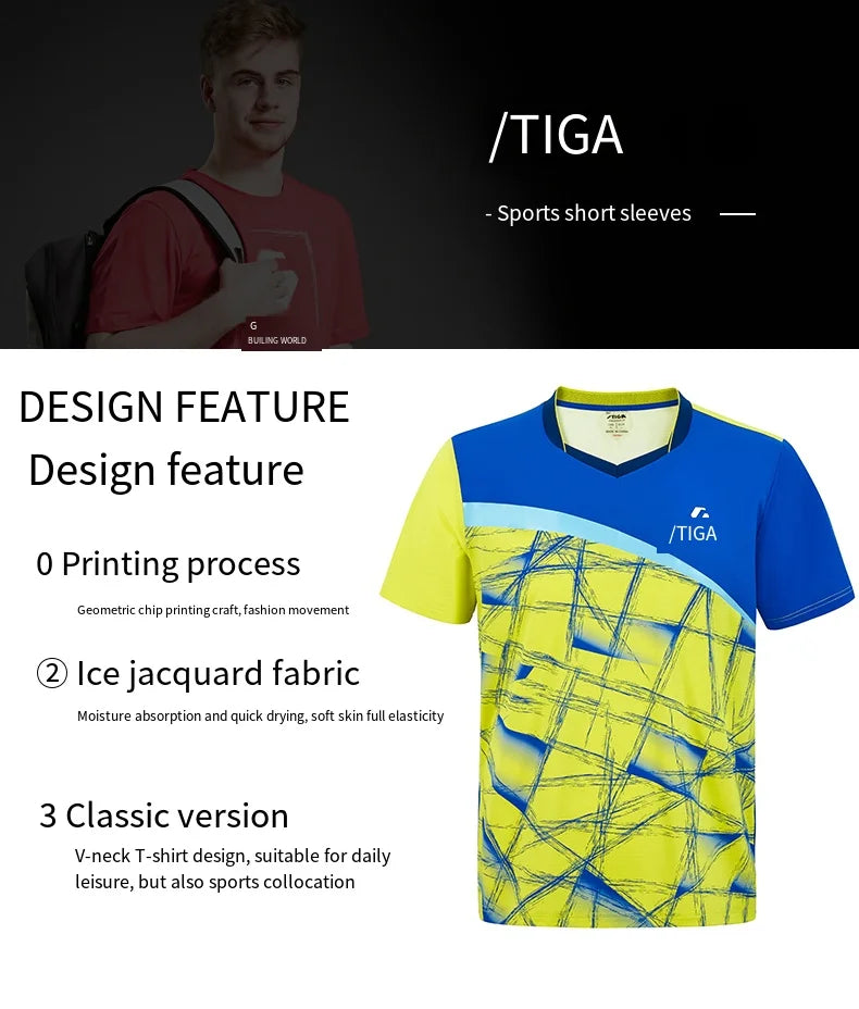 Stiga Pinnacle Table Tennis T-Shirt