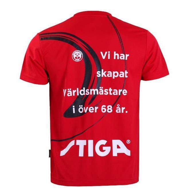 Stiga Round Collar T-Shirt - Table Tennis Hub