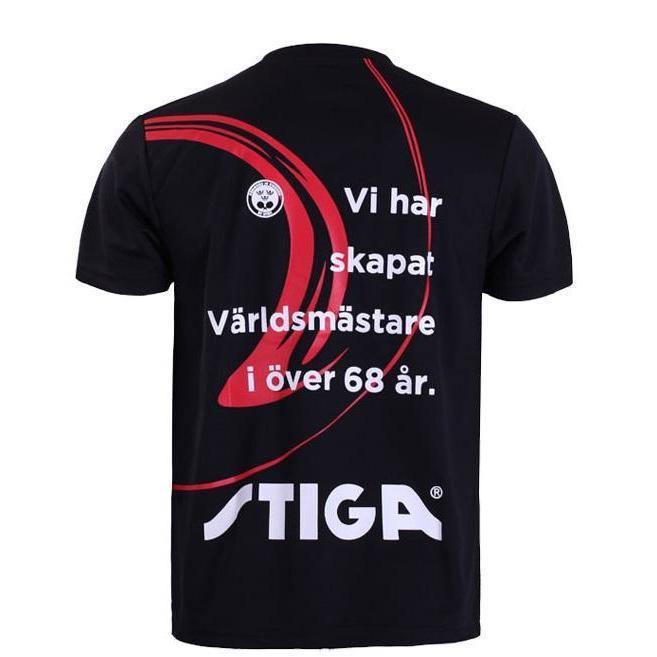 Stiga Round Collar T-Shirt - Table Tennis Hub