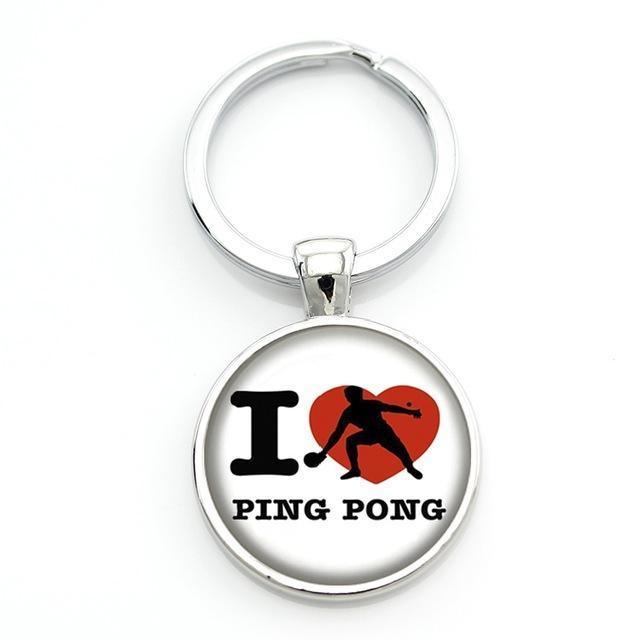 Table Tennis Key Ring - Table Tennis Hub Table Tennis Hub