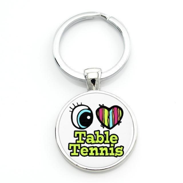 Table Tennis Key Ring - Table Tennis Hub Table Tennis Hub