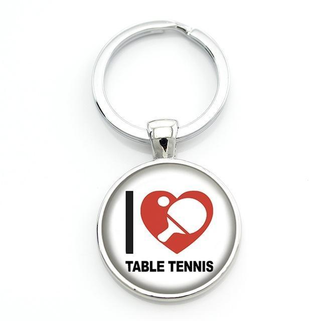 Table Tennis Key Ring - Table Tennis Hub Table Tennis Hub