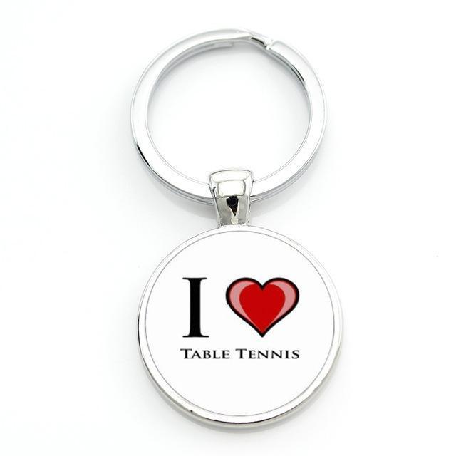 Table Tennis Key Ring - Table Tennis Hub Table Tennis Hub