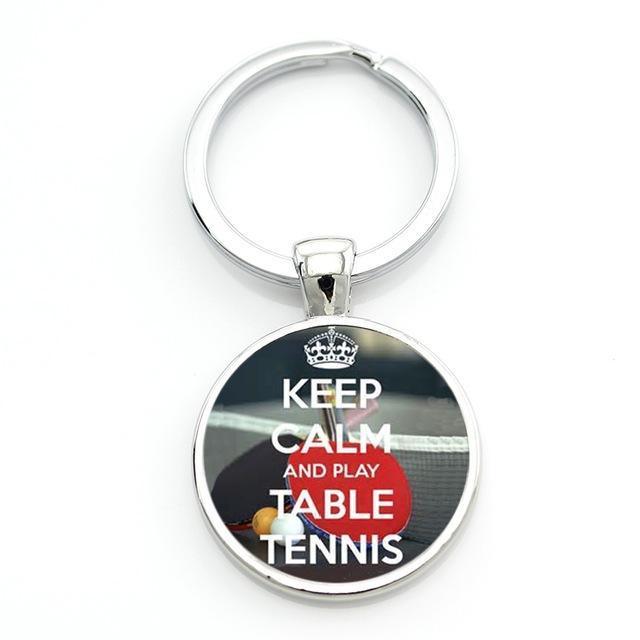 Table Tennis Key Ring - Table Tennis Hub Table Tennis Hub