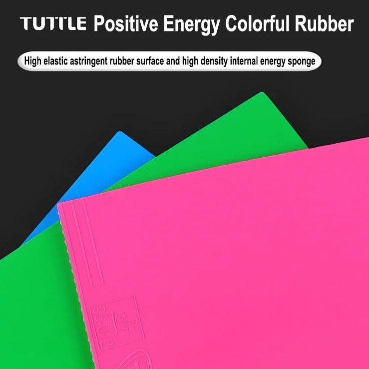 Tuttle Positive Energy ITTF Colored Table Tennis Rubber 