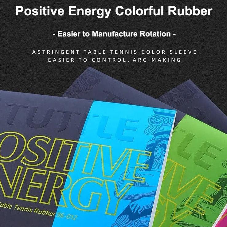 Tuttle Positive Energy ITTF Colored Table Tennis Rubber 