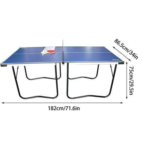 AIPINQI 6ft Table Tennis Table, Foldable Portable & Strong Indoor & Outdoor Table - Table Tennis Hub