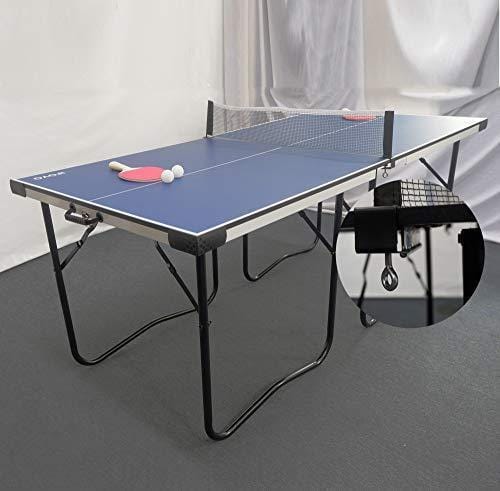 AIPINQI 6ft Table Tennis Table, Foldable Portable & Strong Indoor & Outdoor Table - Table Tennis Hub
