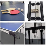 AIPINQI 6ft Table Tennis Table, Foldable Portable & Strong Indoor & Outdoor Table