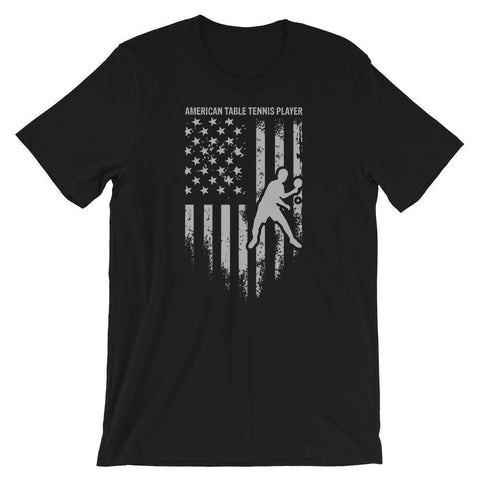 American Table Tennis Player T-Shirt