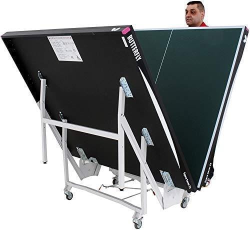 Butterfly Space Saver 22 Tennis Table, Green Colour - Table Tennis Hub