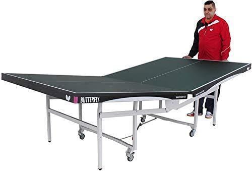 Butterfly Space Saver 22 Tennis Table, Green Colour - Table Tennis Hub
