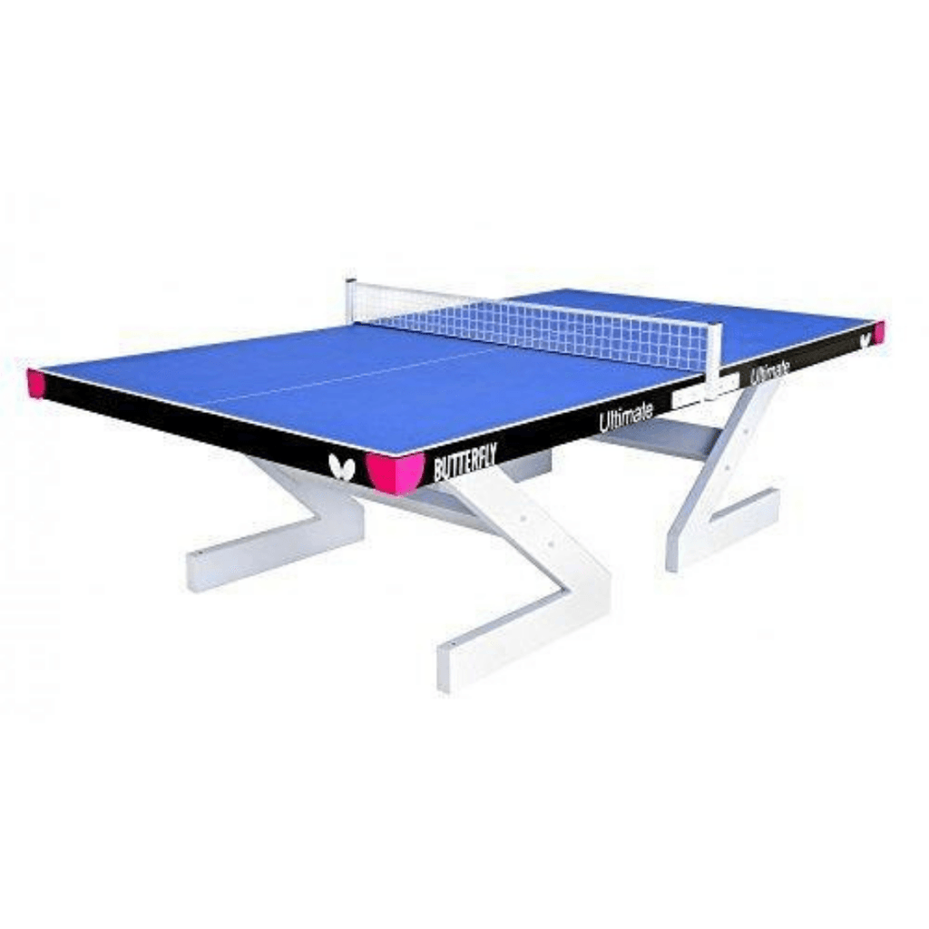 Butterfly Ultimate Outdoor Tennis Table, Blue, One Size - Table Tennis Hub