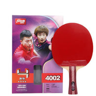DHS 4-Star 4002 Expert Table Tennis Bat with Hurricane Rubbers