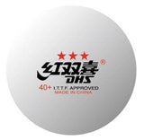 DHS 50/100 3 star D40+ Seamed Table Tennis Balls