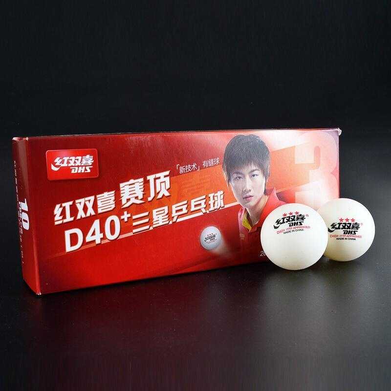 DHS 50/100 3 star D40+ Seamed Table Tennis Balls - Table Tennis Hub