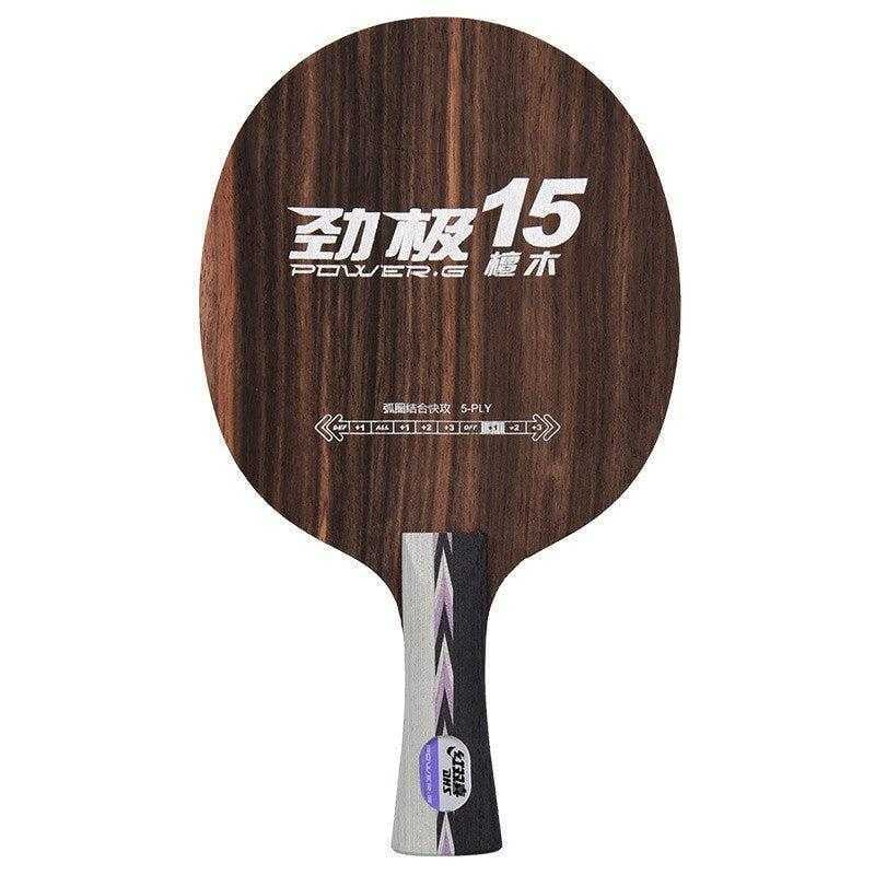 DHS PG15 5 Ply Ebony Blade - Table Tennis Hub