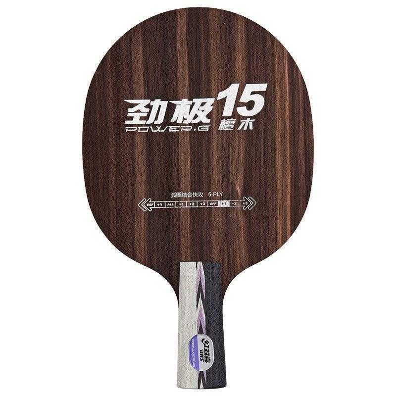 DHS PG15 5 Ply Ebony Blade - Table Tennis Hub