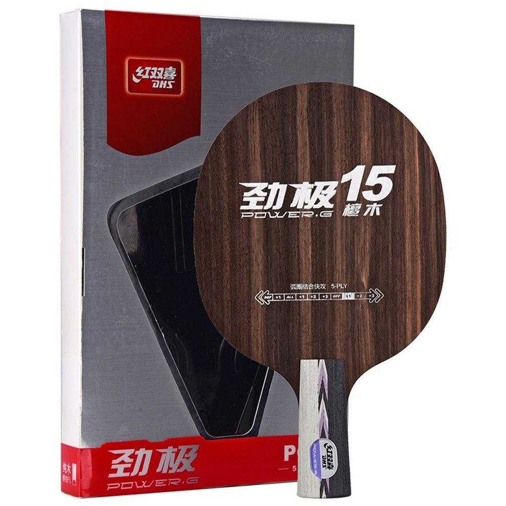 DHS PG15 5 Ply Ebony Blade - Table Tennis Hub