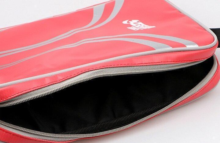 DHS Rectangle Table Tennis Bat Case Red - Table Tennis Hub