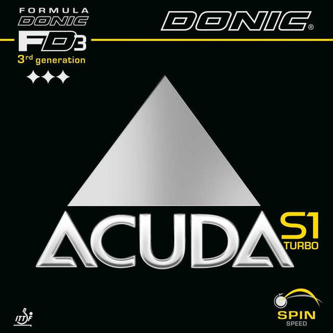 Donic Acuda S1 Turbo, Rubbers, Donic, Donic, Table Tennis Hub, 