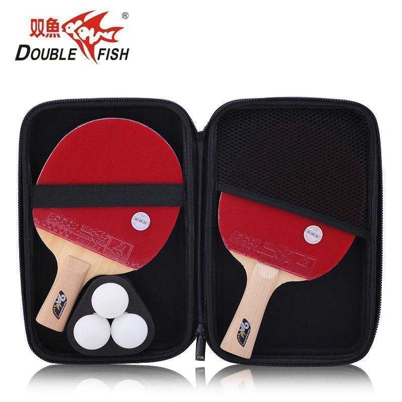 Double Fish G Type Hard PU Waterproof Table Tennis Bat Case - Table Tennis Hub