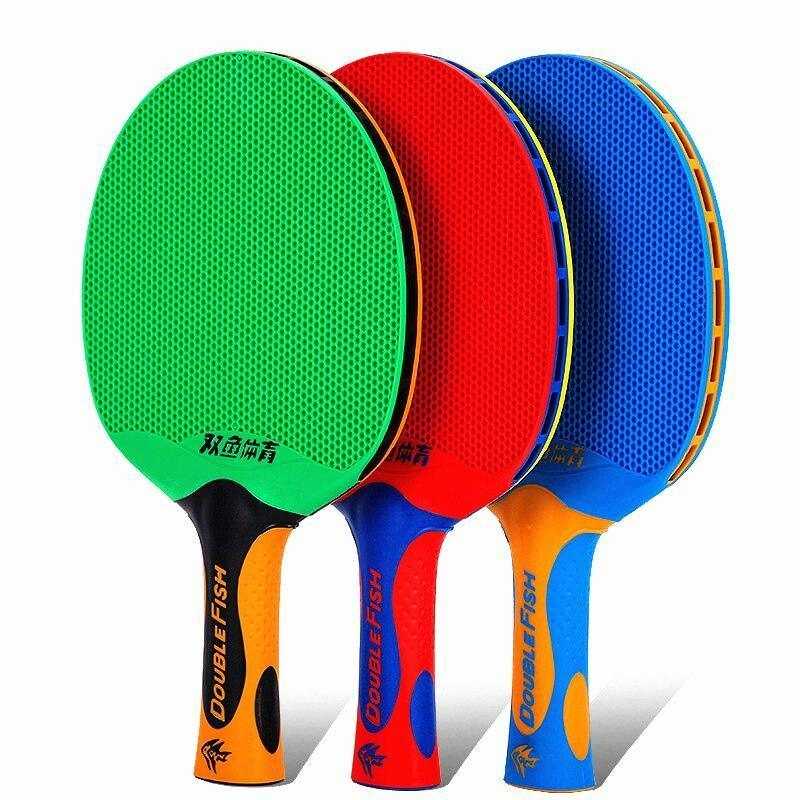 Double Fish Plastic Table Tennis Bat - Table Tennis Hub