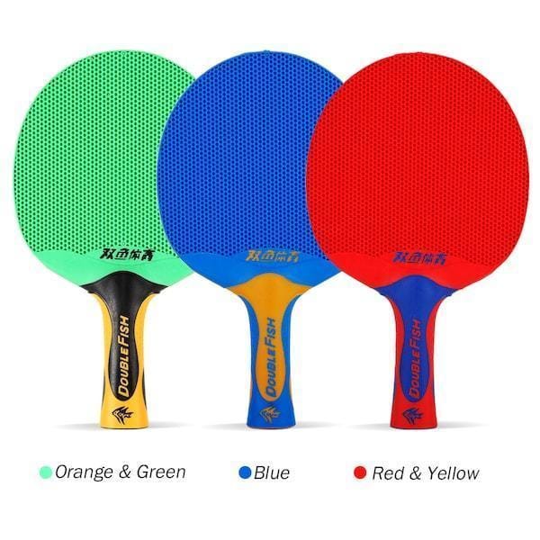 Double Fish Plastic Table Tennis Bat - Table Tennis Hub